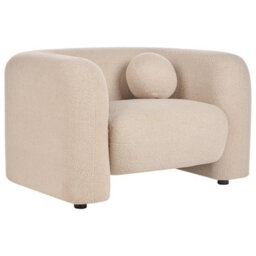 Wyld And Coco 5-Seater Bouclé Sofa Set With Matching Armchair And Extra Removable-Cover Cushions, Beige, L224 X D83 X H73Cm - thumbnail 8