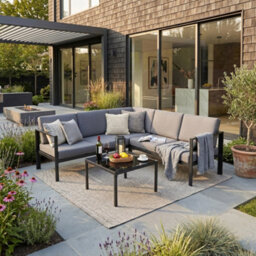 Garden Store Direct Kelly Corner Sofa And Table Garden Furniture Set