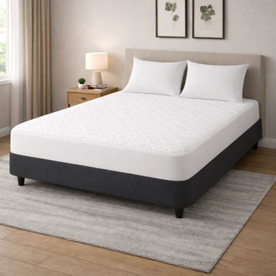 Pamposh Quilted King Size Mattress Protector Premium Microfiber 30Cm Deep Pocket King Size Bed Hypoallergenic Mattress Cover - image 1
