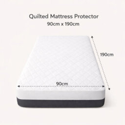 Pamposh Quilted King Size Mattress Protector Premium Microfiber 30Cm Deep Pocket King Size Bed Hypoallergenic Mattress Cover - thumbnail 5