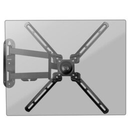"Duronic Tvb1130 Full Range Tv Bracket, Swivel And Tilt Wall Mount With Vesa 600X400 For Flat Screen Television 13-50""" - thumbnail 1