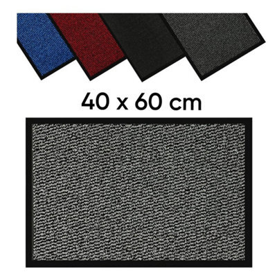 Barrier Mat 40 X 60 Cm Silver Anti-Slip Waterproof Door Mat - image 1