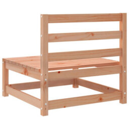 Walplus 3 Piece Garden Sofa Set Solid Wood Douglas Fir - Cushion Not Included - thumbnail 7