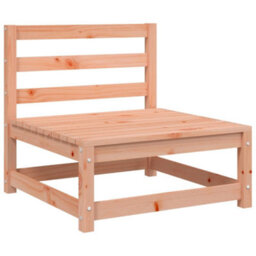 Walplus 3 Piece Garden Sofa Set Solid Wood Douglas Fir - Cushion Not Included - thumbnail 5