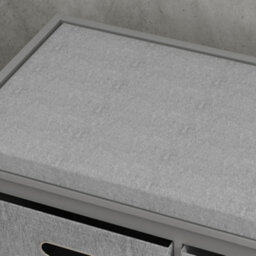 Wyld Haus Marari Grey 3-Drawer Shoe Storage Bench With Padded Seat, L105 X D35 X H47Cm - thumbnail 7
