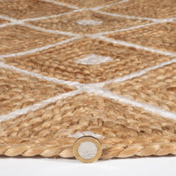 Naturelle Prestbury 120X170Cm Natural Diamond Handbraided Rug - thumbnail 4