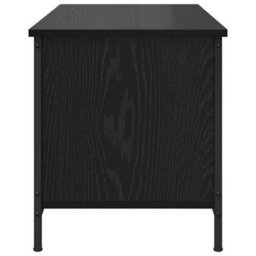 Berkfield Tv Cabinet Black Oak 100 X 40 X 45 Cm Engineered Wood - thumbnail 7