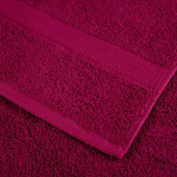 Berkfield Premium Guest Towels Solund 2Pcs Bordeaux 30X50Cm 600Gsm - thumbnail 6