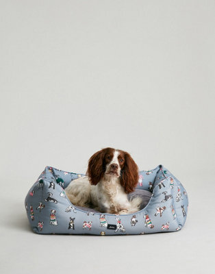 Joules Rainbow Dogs Box Bed Large 80Cm X 62Cm X 27Cm - image 1