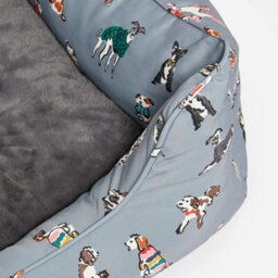 Joules Rainbow Dogs Box Bed Large 80Cm X 62Cm X 27Cm - thumbnail 7