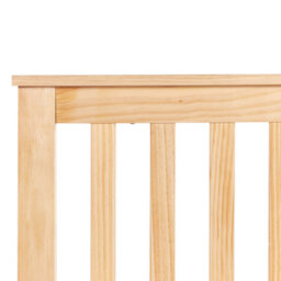 Beliani Bed Pine Wood Mayenne 180 X 200 Cm (Eu Super King) Light Brown - thumbnail 9