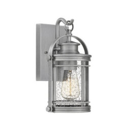 Luminosa Lighting Luminosa Quoizel Booker Outdoor Wall Lantern Industrial Aluminium, Ip44 - thumbnail 1
