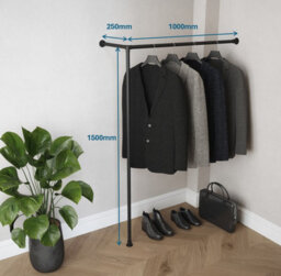 Heavy Duty Corner Clothes Stand - thumbnail 4