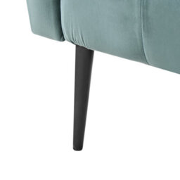 Beliani Chaise Longue Nantilly Velvet Teal - thumbnail 9