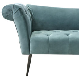 Beliani Chaise Longue Nantilly Velvet Teal - thumbnail 6