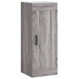 Berkfield Highboard Grey Sonoma 34.5X34X180 Cm Engineered Wood - thumbnail 8