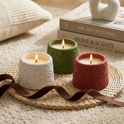Darphe 3-Pack Soy Wax Scented Candles In Osmanthus, Citrus Lime And Guava 7Cm Dia X 5.3Cm H - image 1