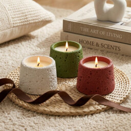 Darphe 3-Pack Soy Wax Scented Candles In Osmanthus, Citrus Lime And Guava 7Cm Dia X 5.3Cm H