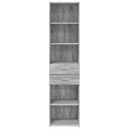 Berkfield Highboard Grey Sonoma 45X42.5X185 Cm Engineered Wood - thumbnail 4