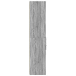 Berkfield Highboard Grey Sonoma 45X42.5X185 Cm Engineered Wood - thumbnail 5