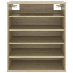 Berkfield Shoe Cabinet Sonoma Oak 60X35X70 Cm Engineered Wood - thumbnail 5