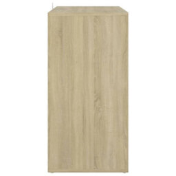 Berkfield Shoe Cabinet Sonoma Oak 60X35X70 Cm Engineered Wood - thumbnail 8