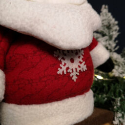 Samuel Alexander 28Cm Plush Christmas Santa Stocking Holder Decoration - thumbnail 5