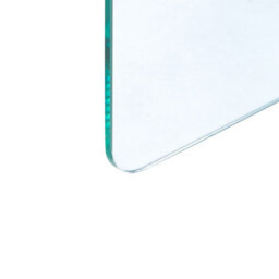 Wyld And Coco Lumina Living Side Table - Tempered Glass, Transparent, 46 X 50 Cm, Minimalist Square Design - thumbnail 7