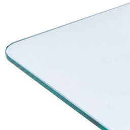 Wyld And Coco Lumina Living Side Table - Tempered Glass, Transparent, 46 X 50 Cm, Minimalist Square Design - thumbnail 6