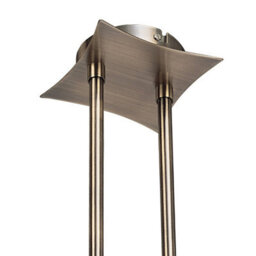 Luminosa Lighting Luminosa Rosa Del Desierto Telescopic Linear Pendant Line 4 Light G9, Antique Brass - thumbnail 3