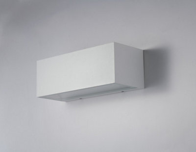 Luminosa Lighting Luminosa Twin Led 2 Light Up Down Light White, Ip54 3000Lm 4000K 30X10.8X12Cm - image 1