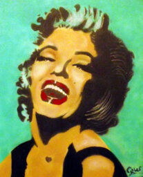 Marilyn 24.1 X 30.5 X 2.5 Cm (9.5 X 12 X 1 Inches) - thumbnail 1