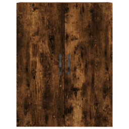 Berkfield Elegant Highboard Smoked Oak 69.5X34X180 Cm Engineered Wood - thumbnail 6