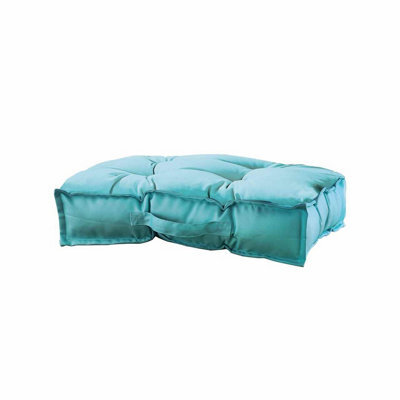 Aqua Garden Booster Cushion - Floor Pillow Or Furniture Seat Pad With Water Resistant Fabric & Carry Handle - 51 X 51 X 10Cm - image 1