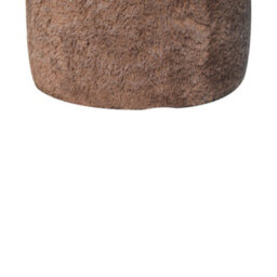Artisan Furniture Mocha Faux Fur Round Footstool - thumbnail 7