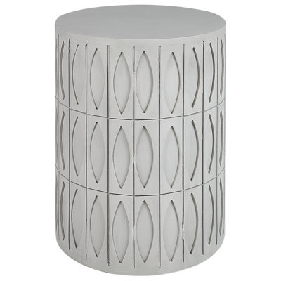 Beliani  Side Table Deara Light Grey - image 1