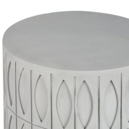 Beliani  Side Table Deara Light Grey - thumbnail 4
