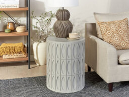 Beliani  Side Table Deara Light Grey - thumbnail 2