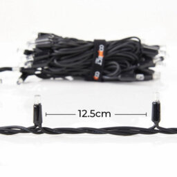 Festive Lights - Connectpro 5M Warm White Outdoor Ip65 Connectable Led Christmas Fairy String Lights - With Plug - thumbnail 9