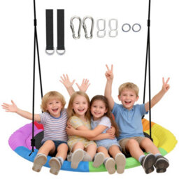 Aiyaplay Nest Swing Heavy Duty 300Kg Waterproof 120 Cm Rainbow - thumbnail 2