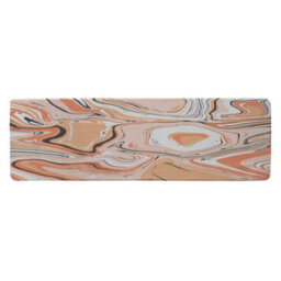 Benjamin Tate Design Pink Marble Runner Special Soft Home Rug