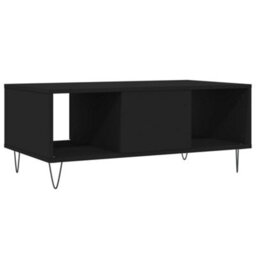 Berkfield Modern Coffee Table Black 90X50X36.5 Cm Engineered Wood - thumbnail 8
