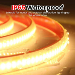 Brightex LED Brightex 20M Cob Led Strip Light 220V Flexible Super Bright Warm White Led Tape - thumbnail 2