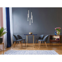 Luminosa Lighting Luminosa Ryan Cluster Pendant Ceiling Light Nickel Matt 5X G9 - thumbnail 4