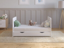 Love For Sleep Levi Cot Bed 120X60Cm With Drawer And Microfiber Quilted Mattress - thumbnail 8