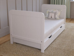 Love For Sleep Levi Cot Bed 120X60Cm With Drawer And Microfiber Quilted Mattress - thumbnail 9