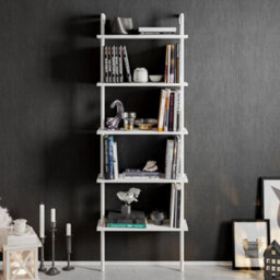 Decorotika Paula Bookcase Shelving Unit White - thumbnail 2
