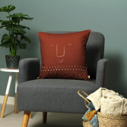 Furn. Pacha Smile Geometric 100% Recycled Cushion Cover - thumbnail 4
