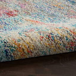 Multicolour Abstract Modern Jute Backing Easy To Clean Rug For Living Room Bedroom And Dining Room-119Cm X 180Cm - thumbnail 8