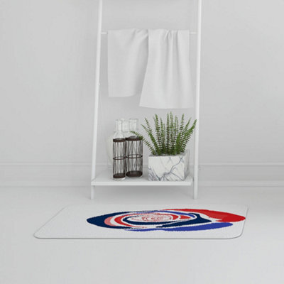Andrew Lee Bathmat - Red & Blue Rose (Bath Mats) / Default Title - image 1